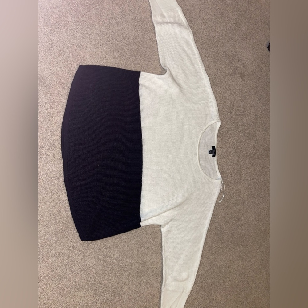 Cozy waffle knit sweater
